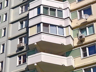 Балконы в доме ПД-4
